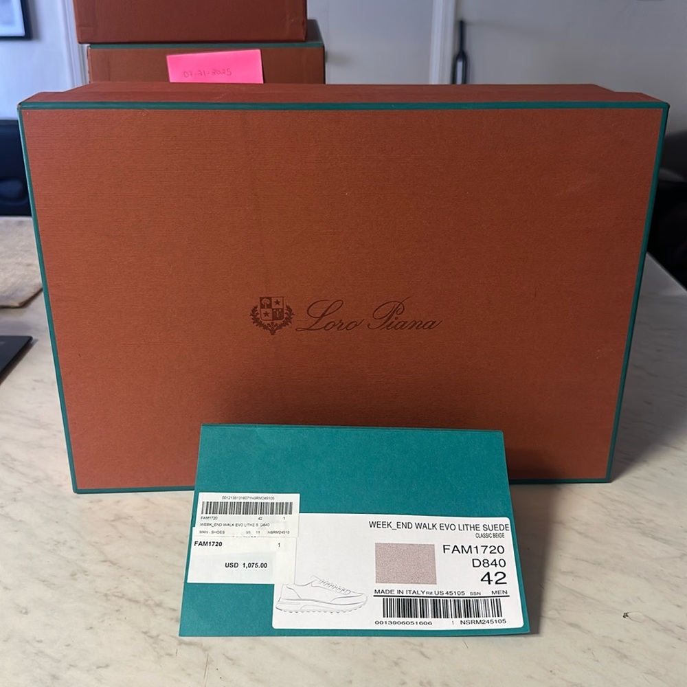 🧡✨Loro Piana Rich Brown empty shoe Box✨🧡